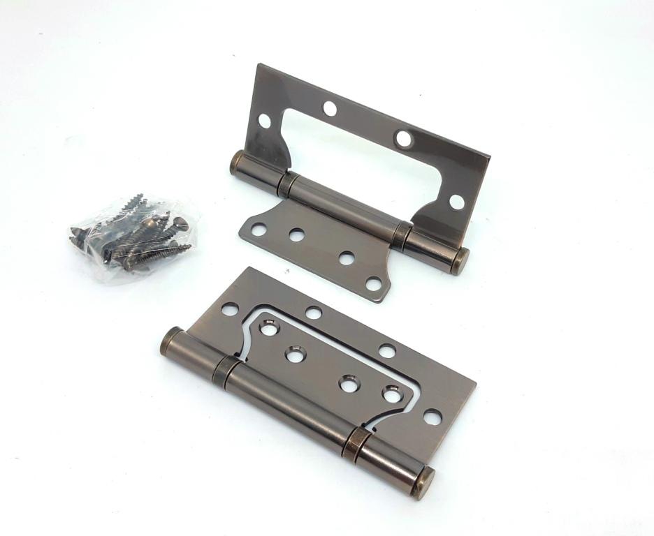 Завіса KEDR FLUSH 100x75x2.5mm-2BB-AB Метелик