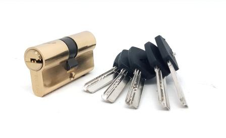 KEDR циліндр BRASS M60 ZG (30*30) brass key