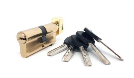 KEDR циліндр BRASS M60 ZCG (30T*30) brass key