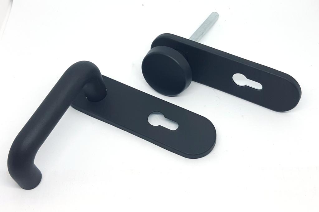 . 1919-B Black ГЛУХА РУЧКА до протипожеж. замку